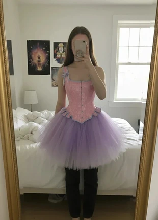 Robe Corset Tutu Pastel – Féérique / Princesse / Festival / Rose & Lilas, marque: Atelier Ysée, état: Très bon état, taille: M / 38 / 10, 59,99 €, 63,69 € Protection acheteurs (Pro) incluse