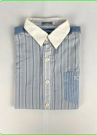 Chemise manches longues à rayure bleu & blanc Serge Blanco enfant - 8 ans, marke: Serge Blanco, zustand: Neu, mit Etikett, größe: 8 Jahre / 128, 2,00 €, 2,80 € beinhaltet Vinted-Käuferschutz Pro