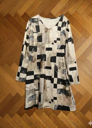 🧡 Robe longue vintage multicolore – Taille M – Style années 70, staat: Heel goed, maat: M / 38 / 10, € 5,20, € 6,16 inclusief Kopersbescherming Pro