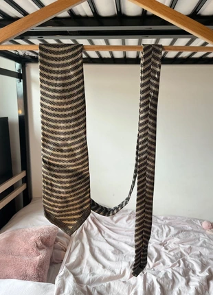 Cravate à motifs, rayé, blanc et noir de la marque Gianfranco FERRÉ, brand: Gianfranco Ferré, condition: Very good, €20.00, €21.70 includes Buyer Protection