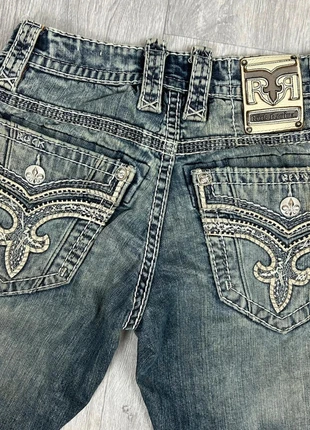 Y2K Rock Revival Penn Bootcut Jeans W28L29 Mid Rise Flap Pocket Embroidered, brand: Rock Revival, condition: Very good, size: M / 10, £56.95, £60.50 includes Buyer Protection