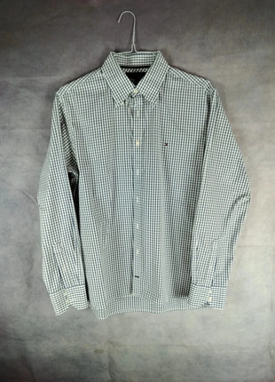 Chemise Tommy Hilfiger - 100% Coton - Quadrilée - Bleu / Blanc - L - Homme, marque: Tommy Hilfiger, état: Très bon état, taille: L, 22,50 €, 24,33 € Protection acheteurs incluse