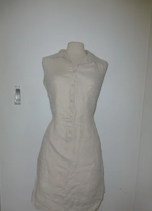 Robe en lin - Zara, brand: Zara, condizioni: Ottime, taglia: L / IT 44 / EU 40, €5.00, €5.95 include la Protezione acquisti