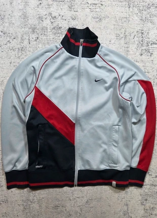 🔥 Veste Nike Fit Dry Vintage 2000s M Gris Rouge Noir Logo Brodé, brand: Nike, condition: Very good, size: M, €59.95, €63.65 includes Buyer Protection Pro