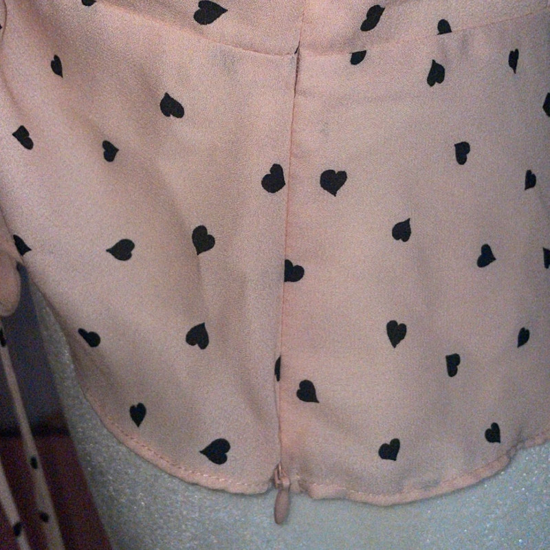 Forever21 Heart Long Sleeve Love Blouse 3