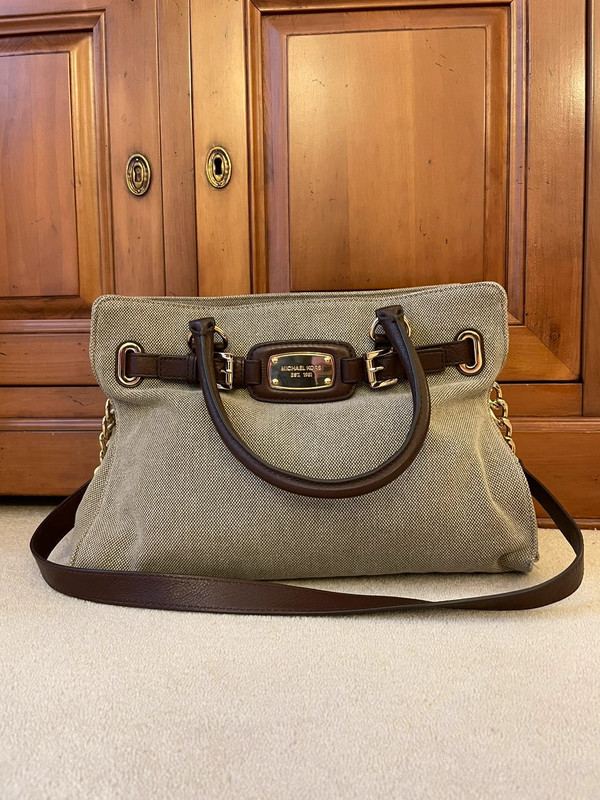 Michael kors sale woven handbag