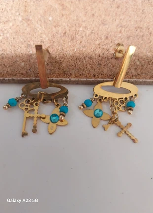 Boucles d'oreilles grigris, brand: Création Française, condition: New without tags, €2.00, €2.80 includes Buyer Protection