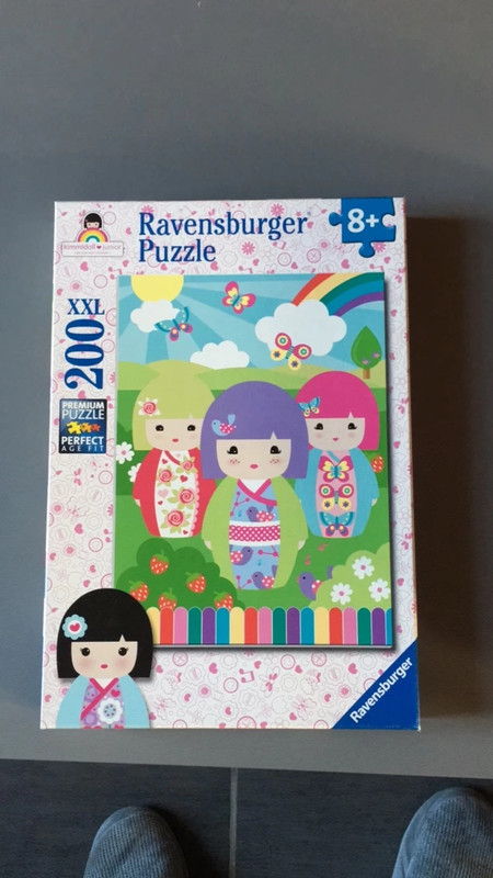 Puzzle 8 ans + Ravensburger 200 pièces Kimmidoll