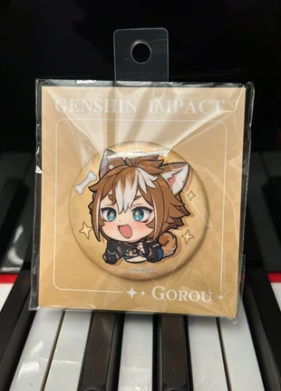 Badge Gorou - Genshin Impact, marke: miHoYo, zustand: Neu, mit Etikett, 5,00 €, 5,95 € inklusive Vinted-Käuferschutz