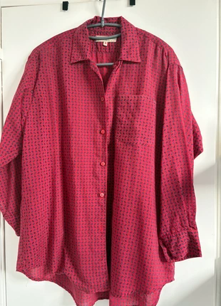 Chemise femme Vintage Gerard Darel rouge et bleue, brand: Gerard Darel, condition: Very good, size: S / 36 / 8, €15.00, €16.45 includes Buyer Protection