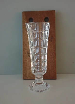 Franse vaas kristal kristallen vaas bloemenvaas vintage cristal d'arques frankrijk, staat: Heel goed, € 11,00, € 12,25 inclusief Kopersbescherming