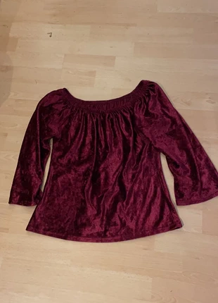 Haut en velours bordeaux, zustand: Gut, größe: S / 36 / 8, 2,00 €, 2,80 € inklusive Vinted-Käuferschutz