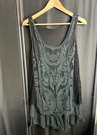 Robe Tunique, marque: aucune, état: Très bon état, taille: XL / 42 / 14, 3,00 €, 3,85 € Protection acheteurs incluse