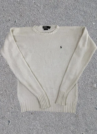 Pull Ralph Lauren blanc taille XL, brand: Ralph Lauren, condizioni: Discrete, taglia: XL, €12.90, €14.25 include la Protezione acquisti Pro