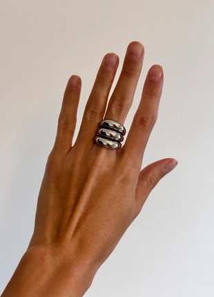 Anello acciaio inox bague acier woman ring, marque: Vintage Dressing, état: Très bon état, taille: 18,1 mm, 14,00 €, 15,40 € Protection acheteurs incluse