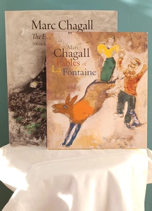 Set of two books Marc Chagall Fables of La Fountaine, staat: Heel goed, € 16,00, € 17,50 inclusief Kopersbescherming