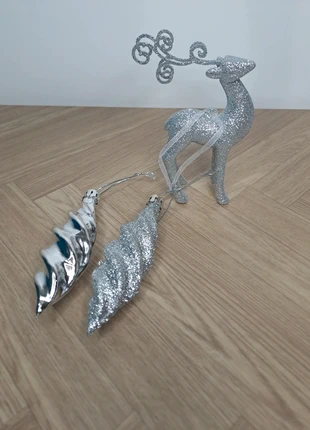 Lot décoration argent, état: Neuf sans étiquette, 3,99 €, 4,89 € Protection acheteurs incluse