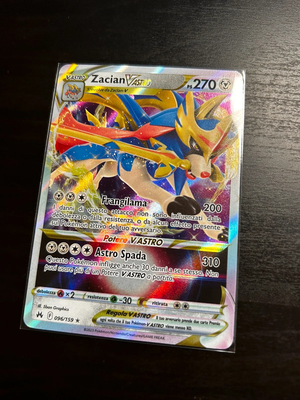 Carte Pokémon  Zacian VASTRO - Vinted