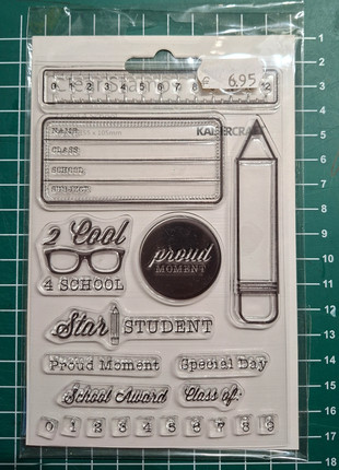 Clearstamp School Kaiserkraft, marque: kaiserkraft, état: Neuf avec étiquette, taille: Prématuré, jusqu'à 44cm, 2,00 €, 2,80 € Protection acheteurs incluse