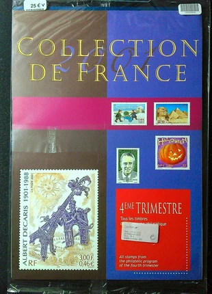 Collection De France Philatélique 4 eme Trimestre 2001, état: Neuf avec étiquette, 25,00 €, 26,95 € Protection acheteurs (Pro) incluse