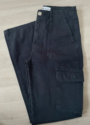 Zara Cargohose Dunkelblau Größe S, marque: Zara, état: Très bon état, taille: S / 36 / 8, 5,00 €, 5,95 € Protection acheteurs incluse