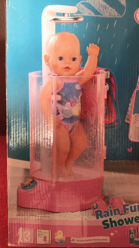 Baby born rain fun top shower