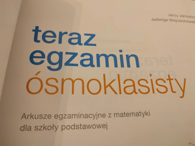Podręcznik Matematyka Klasa 8 Nowa Era Nowa era arkusze egzaminacyjne ósmoklasisty matematyka | Vinted