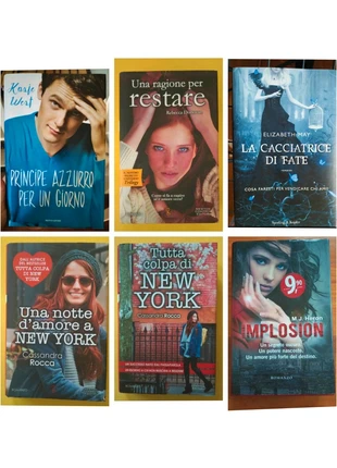 Set 6 libri romance e fantasy, estado: Muito bom, €10.00, €11.20 inclui Proteção do Comprador