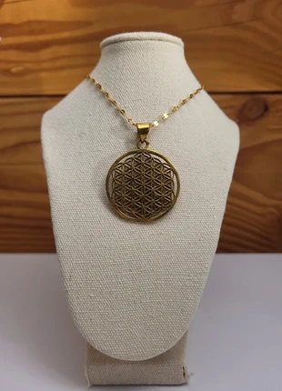 Pendentif Fleur de Vie doré neuf, zustand: Sehr gut, 8,00 €, 9,10 € beinhaltet Vinted-Käuferschutz Pro