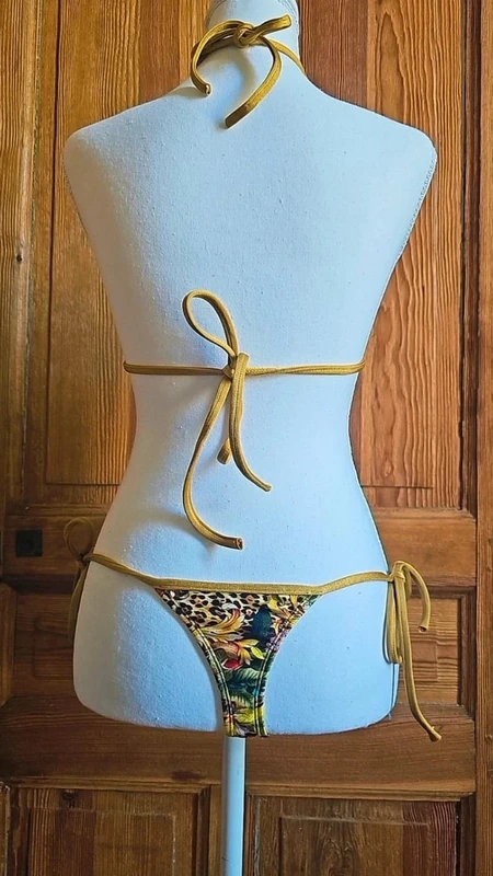 Maillot string tanga XS vintage - photo numéro 2