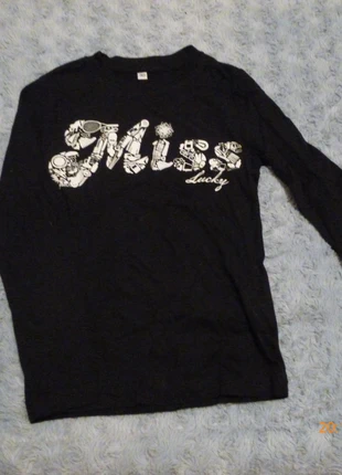 tee shirt noir miss lucky, état: Très bon état, taille: XXXS / 30 / 2, 3,00 €, 3,85 € Protection acheteurs incluse
