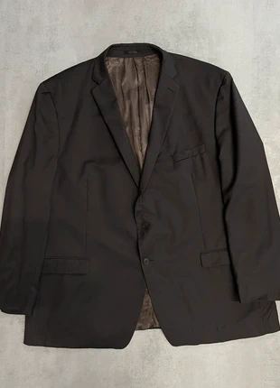 Vintage 90s Calvin Klein Brown Blazer Oversized Blazer 100% Wool Size L, brand: Calvin Klein, condition: Very good, size: L / UK 16-18, £32.00, £34.30 includes Buyer Protection Pro