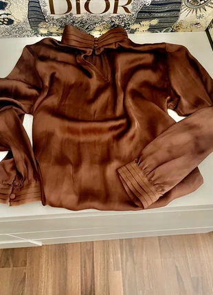 Top fête marron léger, marke: Chocolat, zustand: Sehr gut, größe: S / 36 / 8, 7,00 €, 8,05 € inklusive Vinted-Käuferschutz