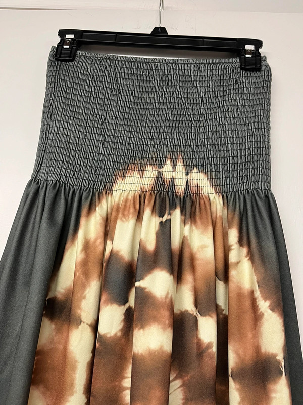 Strapless Tie-Dye New Summer Dress 2