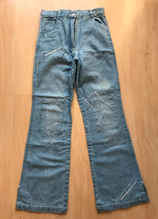superbe jean patchwork Union Rail made in USA taille XS vintage , condition: Very good, size: XS / 34 / 6, €9.50, €10.68 includes Buyer Protection
