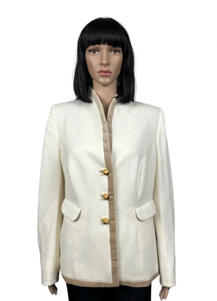 Stajan Kunst & Mode Wool Jacket Ivory size 44, marca: Stajan Kunst & Mode, estado: Muito bom, tamanho: XL / 42 / 14, €120.00, €126.70 inclui Proteção do Comprador