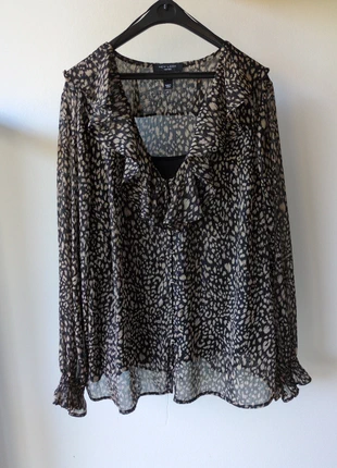 Blouse légère leopard, brand: New Look, condition: Very good, size: XXXL / 46 / 18, €10.00, €11.20 includes Buyer Protection