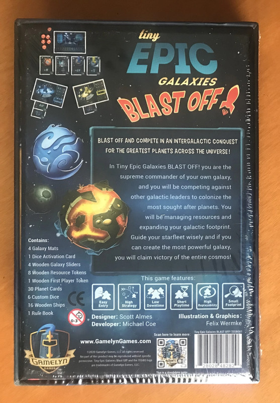 Tiny Epic Galaxies: Blast Off! - Gamelyn Games - New Sealed - Nuovo Sigillato 2