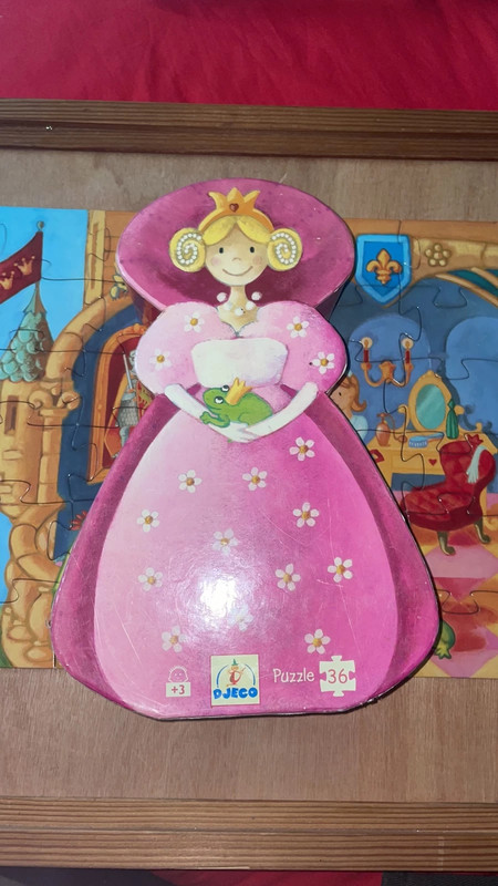 Puzzle djeco la princesse et la grenouille