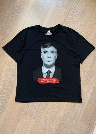 Peaky blinders Thomas Shelby printed Tee, merk: Vintage Dressing, staat: Heel goed, maat: L, € 10,00, € 11,20 inclusief Kopersbescherming Pro