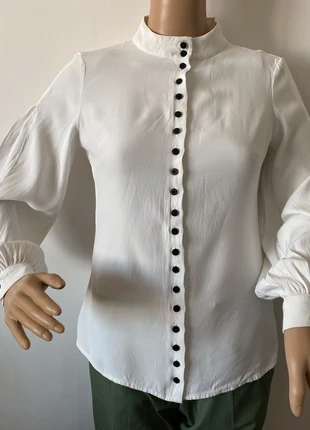 Chemise blanche Ba&sh taille 36, marke: Ba&sh, zustand: Sehr gut, größe: S / 36 / 8, 37,00 €, 39,55 € beinhaltet Vinted-Käuferschutz Pro