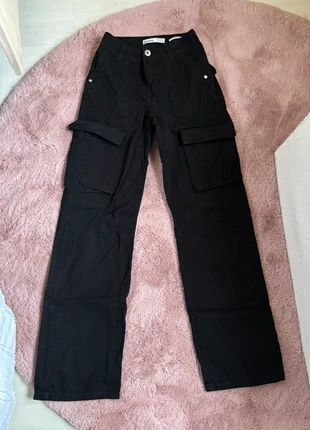 jean cargo noir, brand: Bershka, condizioni: Ottime, taglia: XXS / IT 36 / EU 32, €4.50, €5.43 include la Protezione acquisti