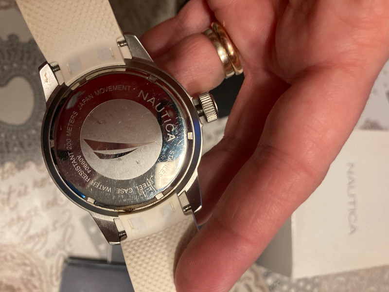 Orologio nautica sales stainless steel case