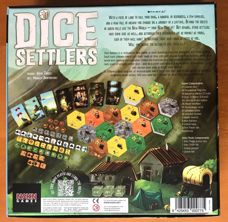 Dice Settlers Deluxe Edition + tessera Promo - Gioco da tavolo - Board game - Kickstarter KS 2