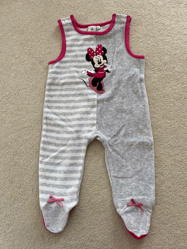 Strampler Strampelanzug Schlafanzug Disney Minnie Mouse Größe 68