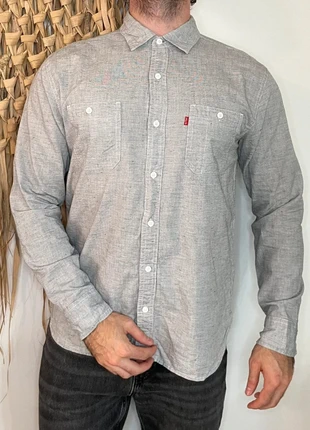 Chemise Levi’s Gris chiné Taille M, marca: Levi's, estado: Muy bueno, tamaño: M, 24,00 €, 25,90 € Protección al comprador incluida