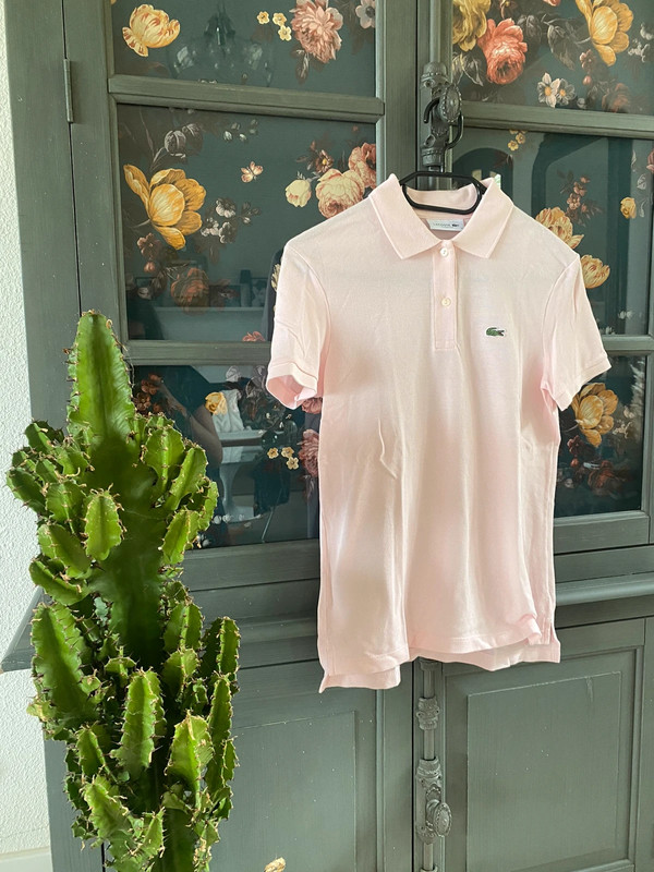 Polo lacoste cheap femme rose pale