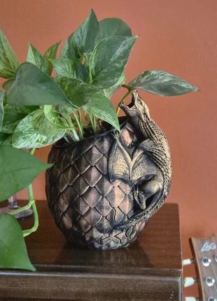 Dragon & egg planter - plant holder decor, marque: Overige, état: Neuf sans étiquette, 24,95 €, 26,90 € Protection acheteurs (Pro) incluse