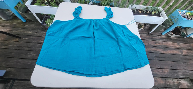 New With Tags ladies size 4X dark teal Terra and Sky dressy tank top 2