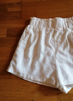 Leinen Shorts weiß Gr 36, marque: Amisu, état: Très bon état, taille: S / 36 / 8, 8,00 €, 9,10 € Protection acheteurs incluse